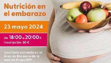 Grupo IHP lanza el primer curso de nutrición para mujeres embarazadas