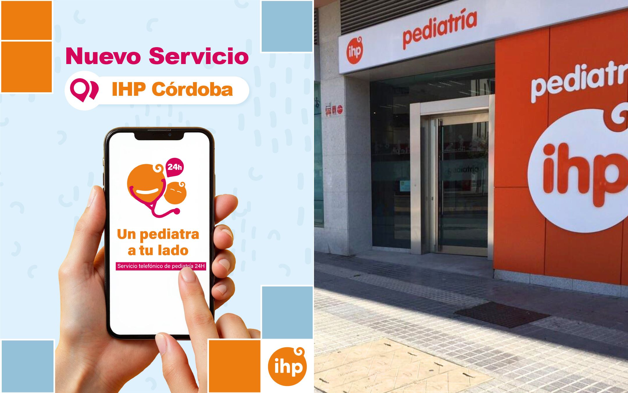 Nuevo servicio: Un pediatra a tu lado en IHP Córdoba